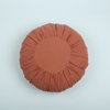 Solid Wrinkle Round Cushion Round Pillow Decoration Cushion Home Decorative