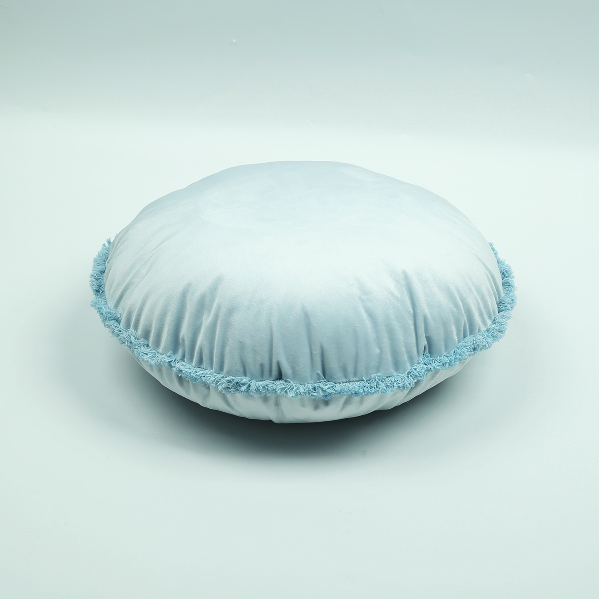 Round High Quality Velvet Tassel Cushion Cover for Living Room