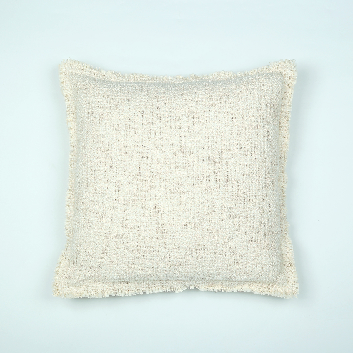 Wholesale latest design cushion cover decorative pillowcase custom printed flannelette raw edge cushion cover