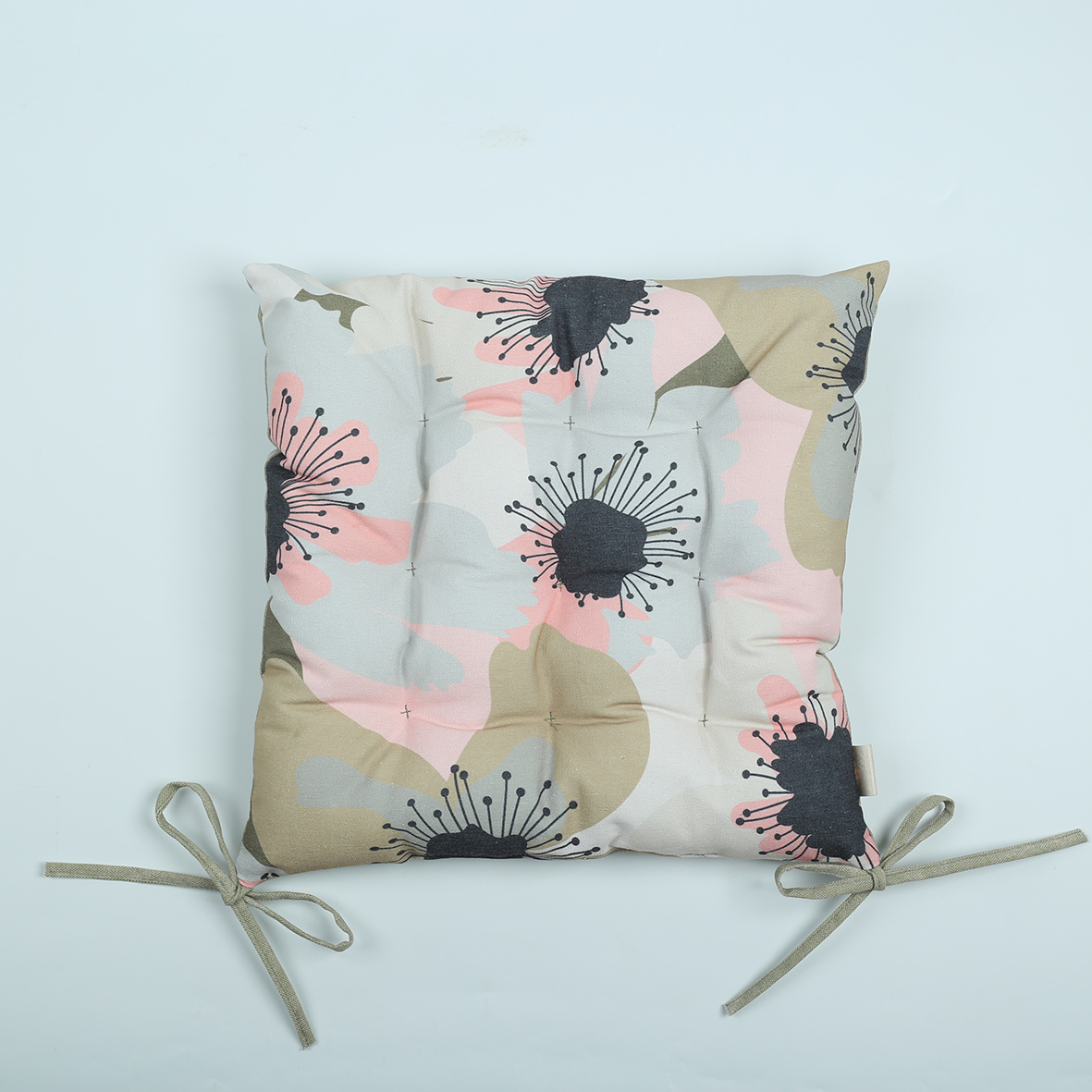 Flower Design Multi Color Polyester And Cotton High Quality Chair Pad Cushion/ Seat Cushion
