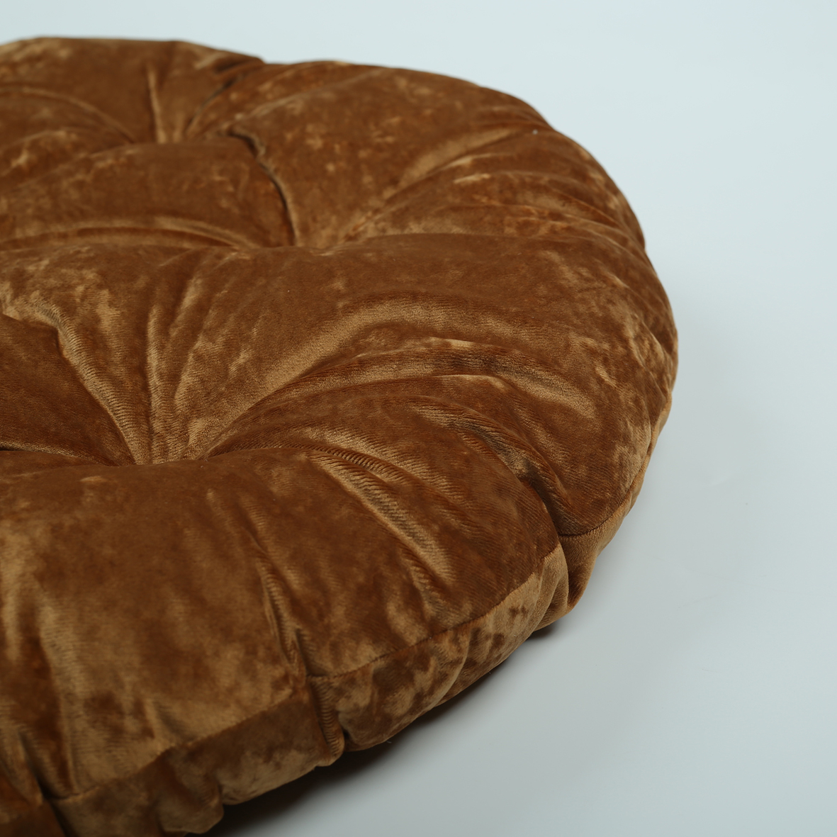 New Design Velvet Cushion Multi-functional Soft Chair Pad for Guesthouse Hotel Cafe Round Pillow