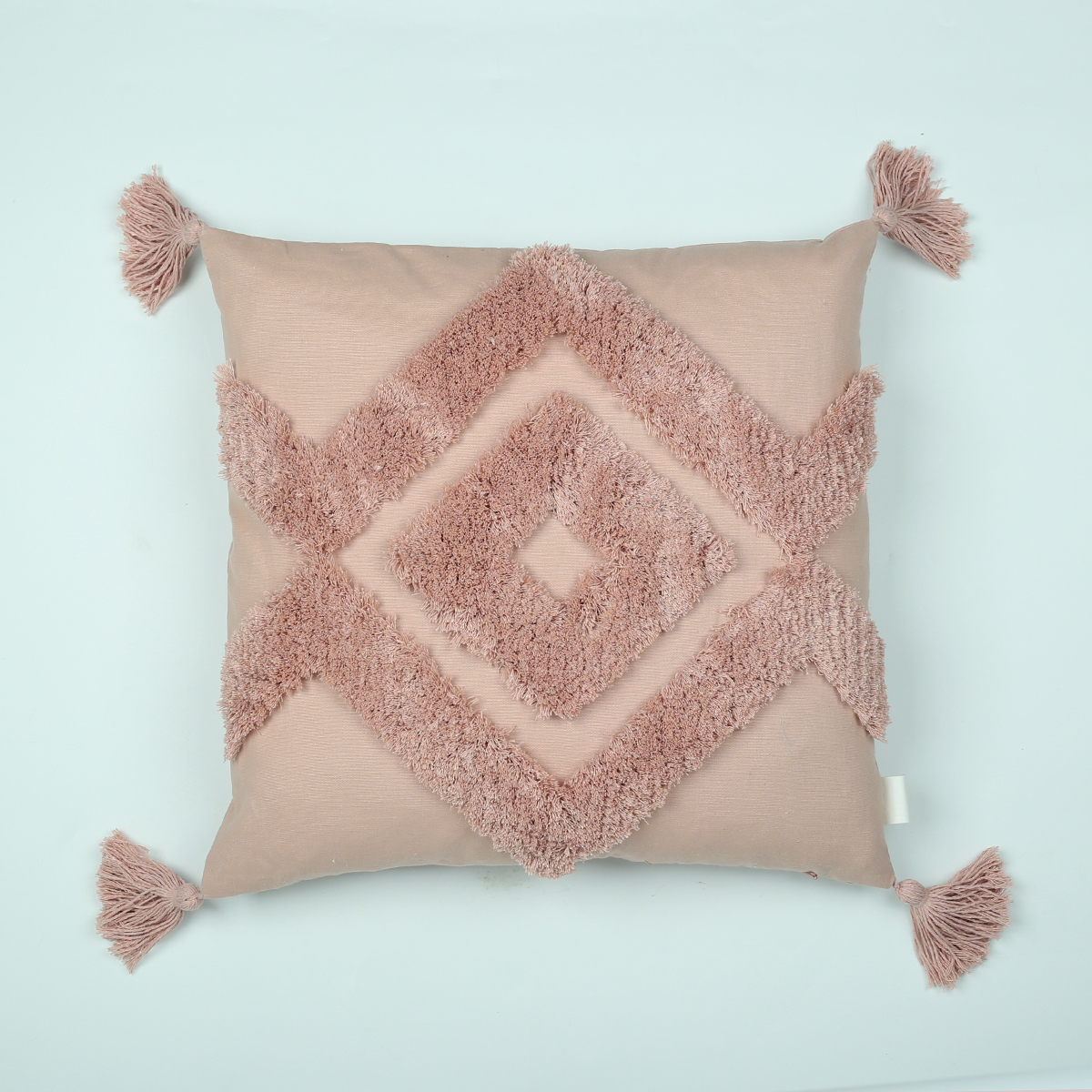 Wholesale Custom Throw Cushion Cover Decorative Tufted Cushion Cover For Home Bedroom Decoration With Tassel