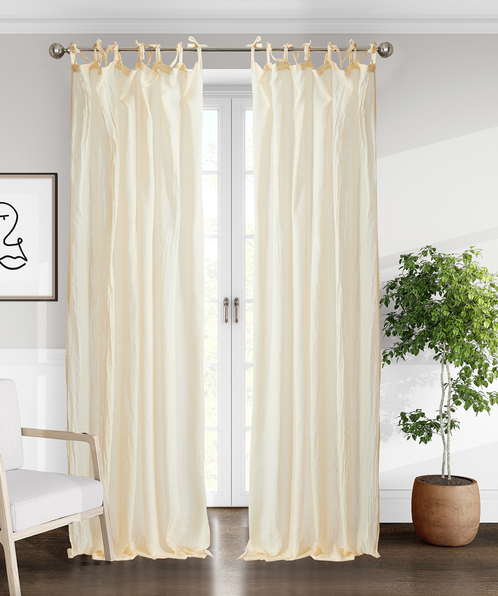 High Quality Wholesale Custom Modern Style Design Yarn Curtain