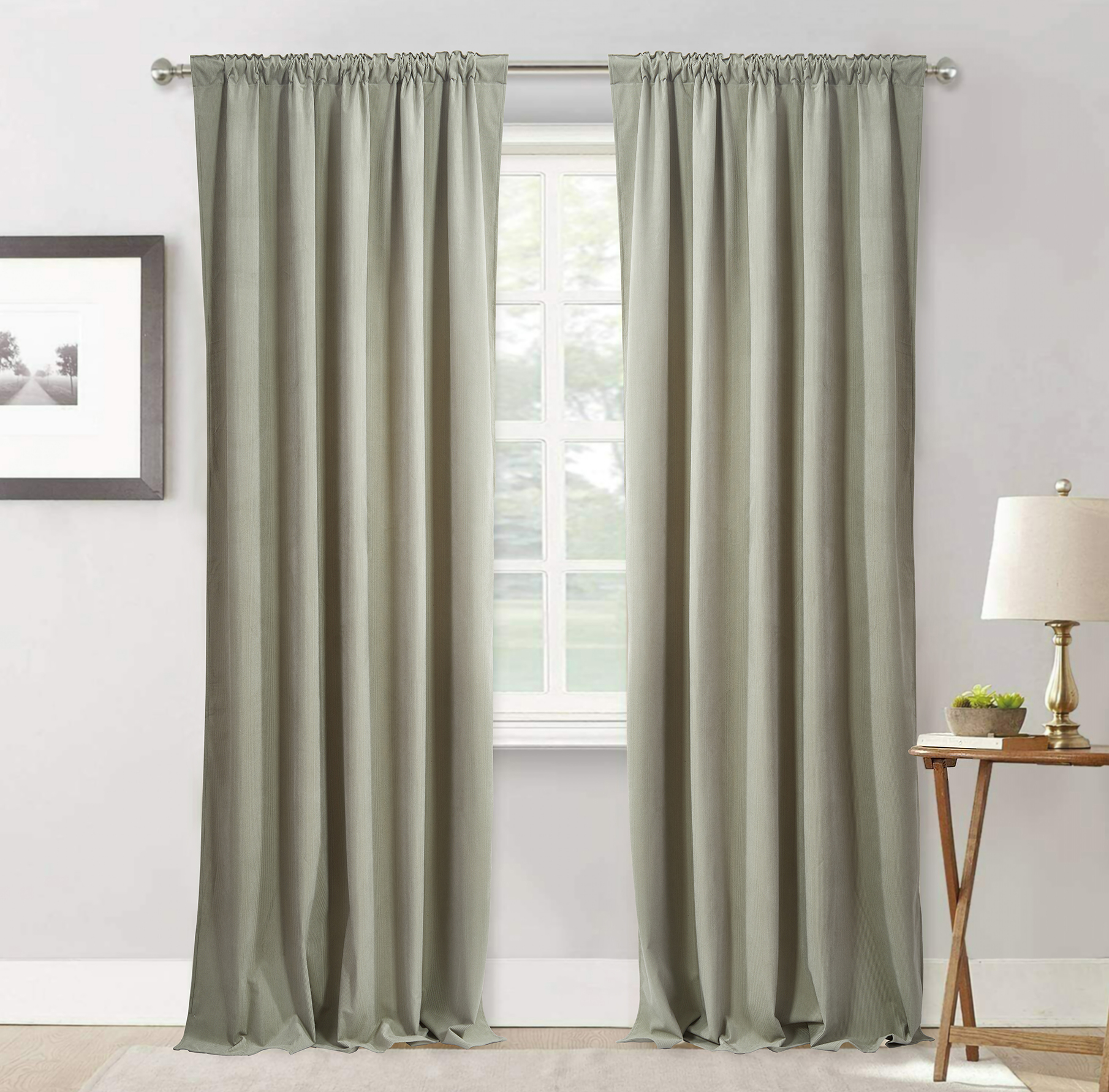 Latest Curtain Designs Manufacturer Good Quality Hot Sale Design Corduroy Curtain