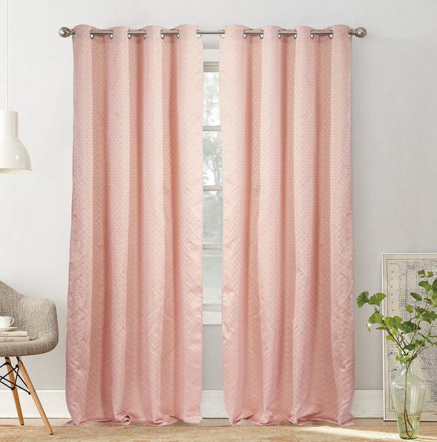 Nice Curtain Jacquard Fabric Luxury Curtains for The Living Room 