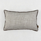 Wholesale Cushion Pillow Cover Luxury Decorative Printed Fake-linen Cushion with Overlocked Edge