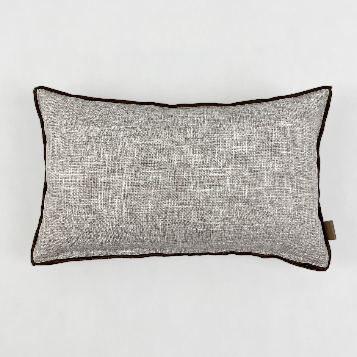 Wholesale Cushion Pillow Cover Luxury Decorative Printed Fake-linen Cushion with Overlocked Edge