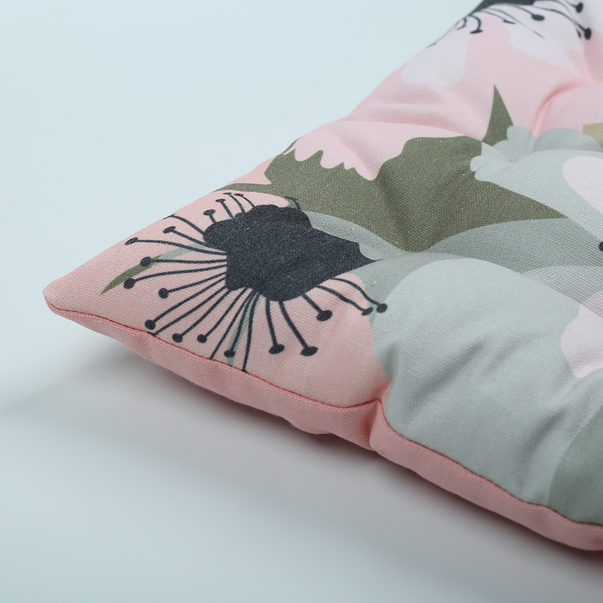 Flower Design Multi Color Polyester And Cotton High Quality Chair Pad Cushion/ Seat Cushion