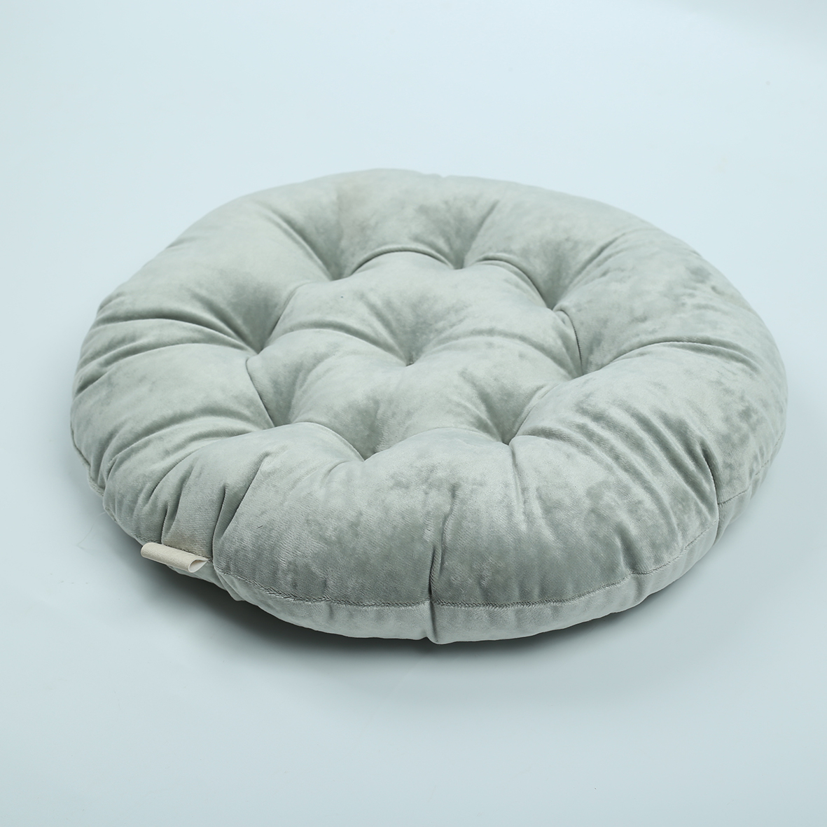 Hottest Solid Plain Velvet Cushion Multi-functional Soft Chair Pad for Guesthouse Hotel Cafe Round Pillow