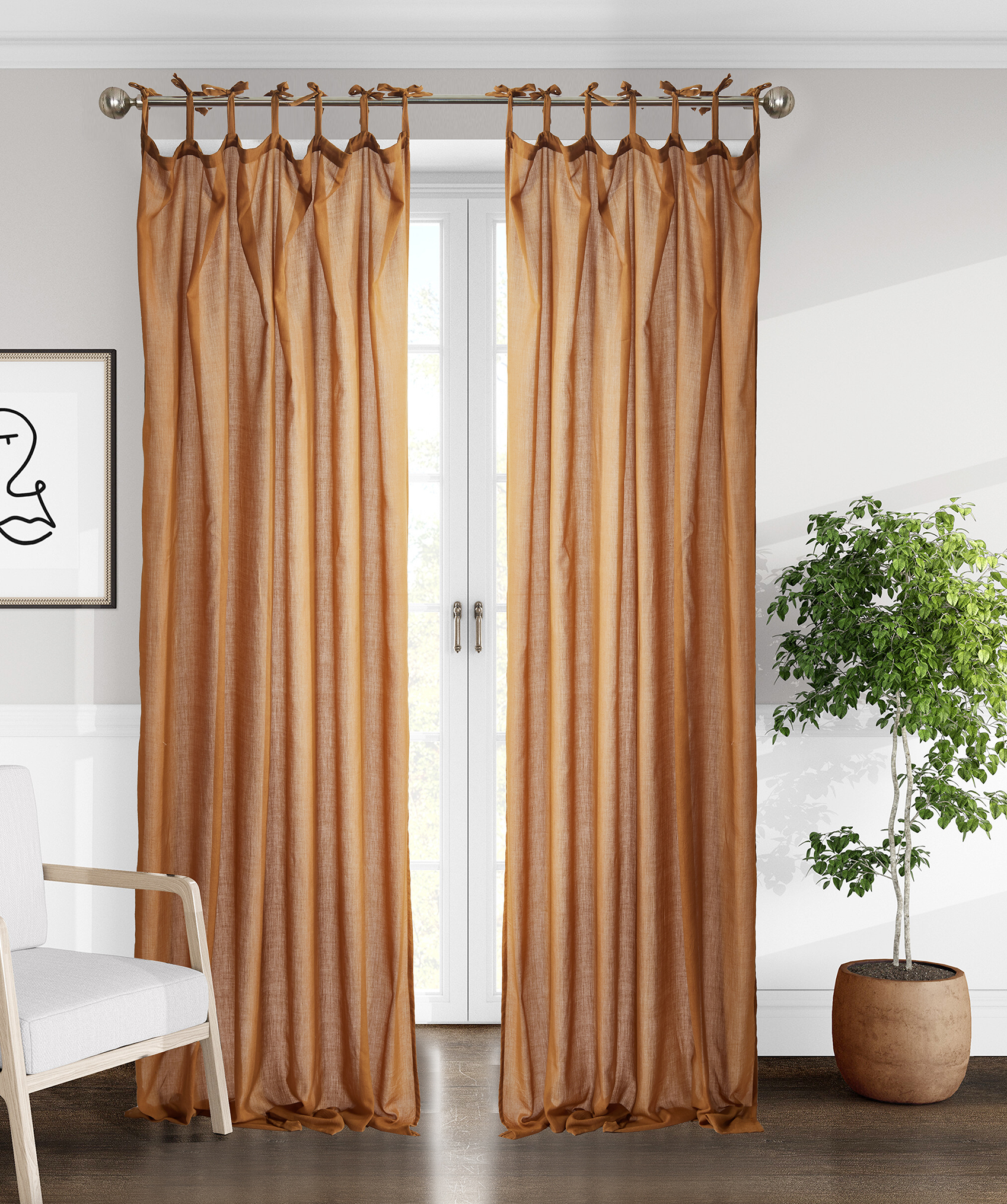 High Quality Wholesale Custom Modern Style Design Yarn Curtain