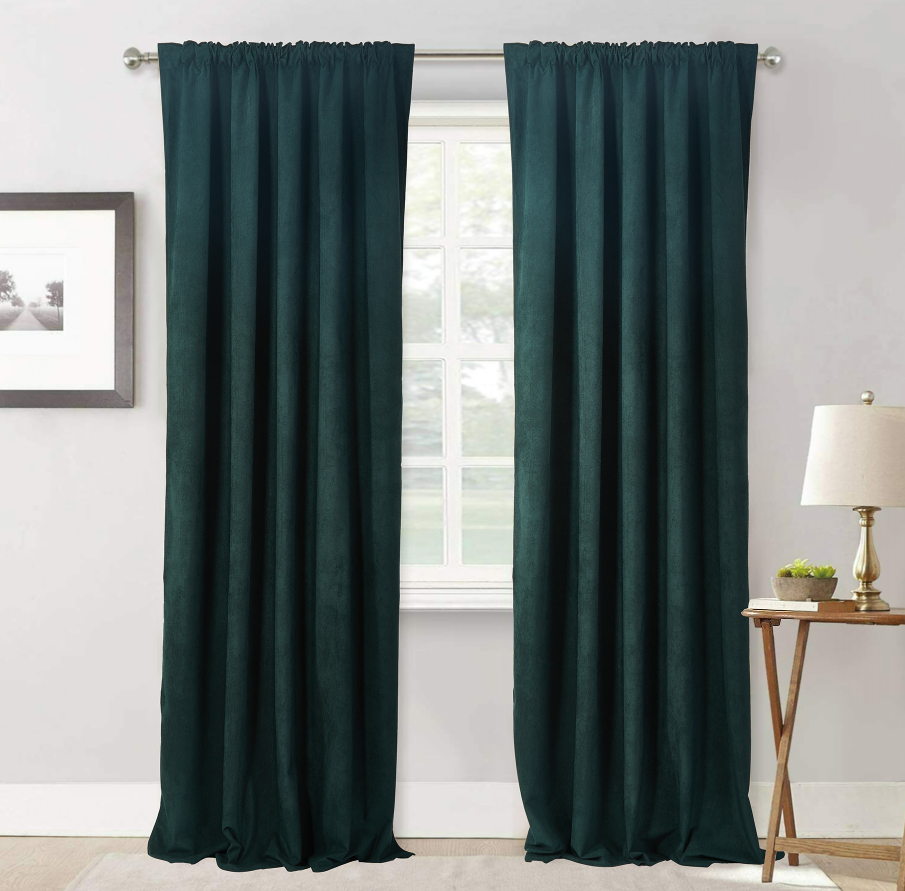 Latest Curtain Designs Manufacturer Good Quality Hot Sale Design Corduroy Curtain