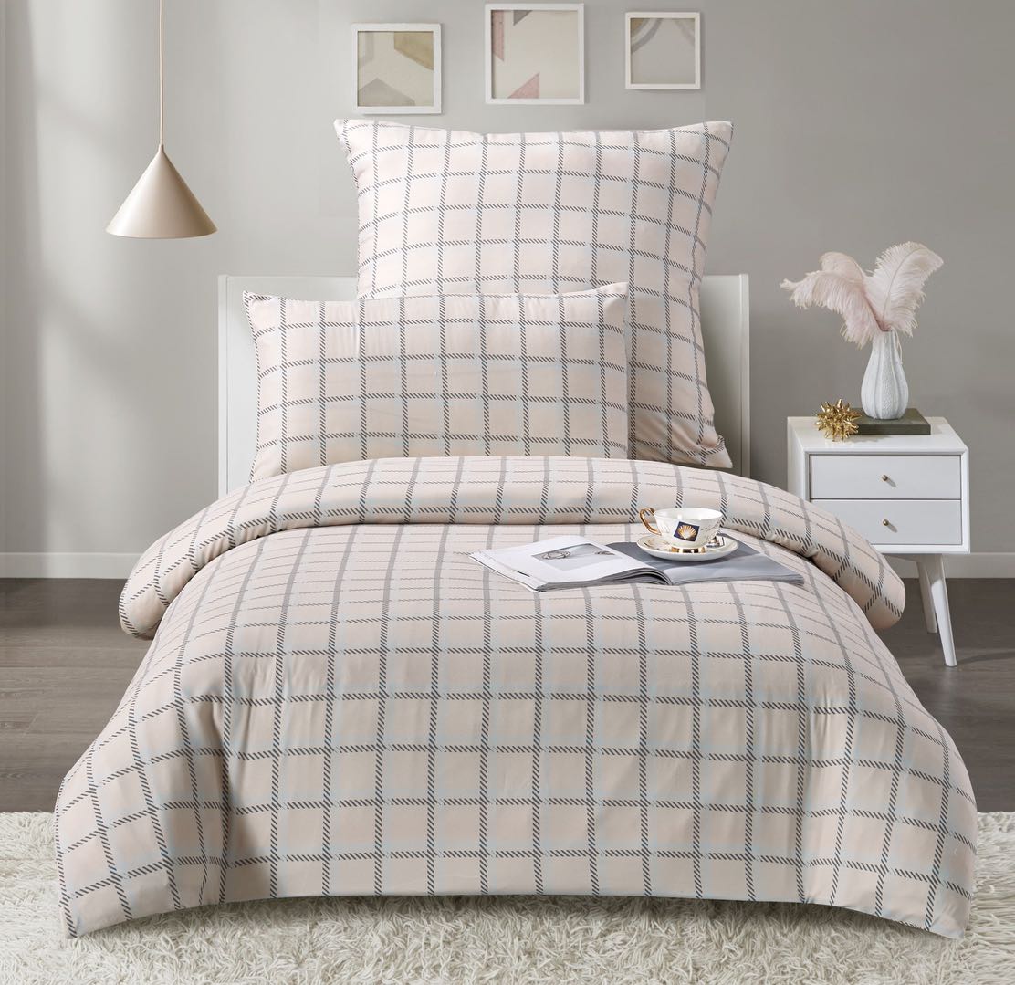 Microfiber Fabric Sheet Sets Comforter Bed Decorative Bed Pillows