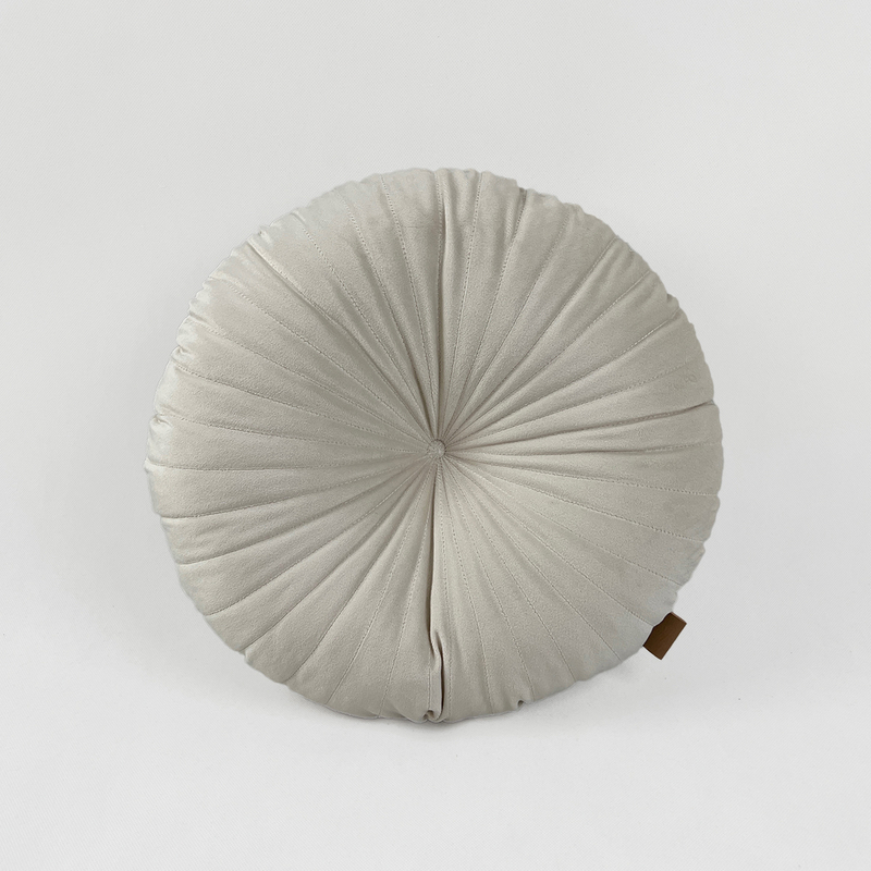 Solid Quilted Velvet Decorative Soft Round Dorm Support Pillow Chair Seat Outdoor Floor Pad Cushion For Living Room