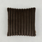 Factory Price Wholesale Stripe Faux Fur Pillow Cover Mongolian Style Plush Jacquard Rabbit Fur Cushion