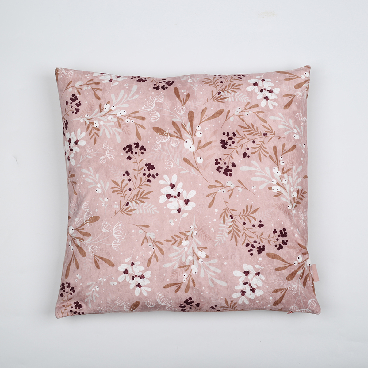 Custom Printed Cushion Cover Velvet Flower Pillow Cover Cushions for Living Room