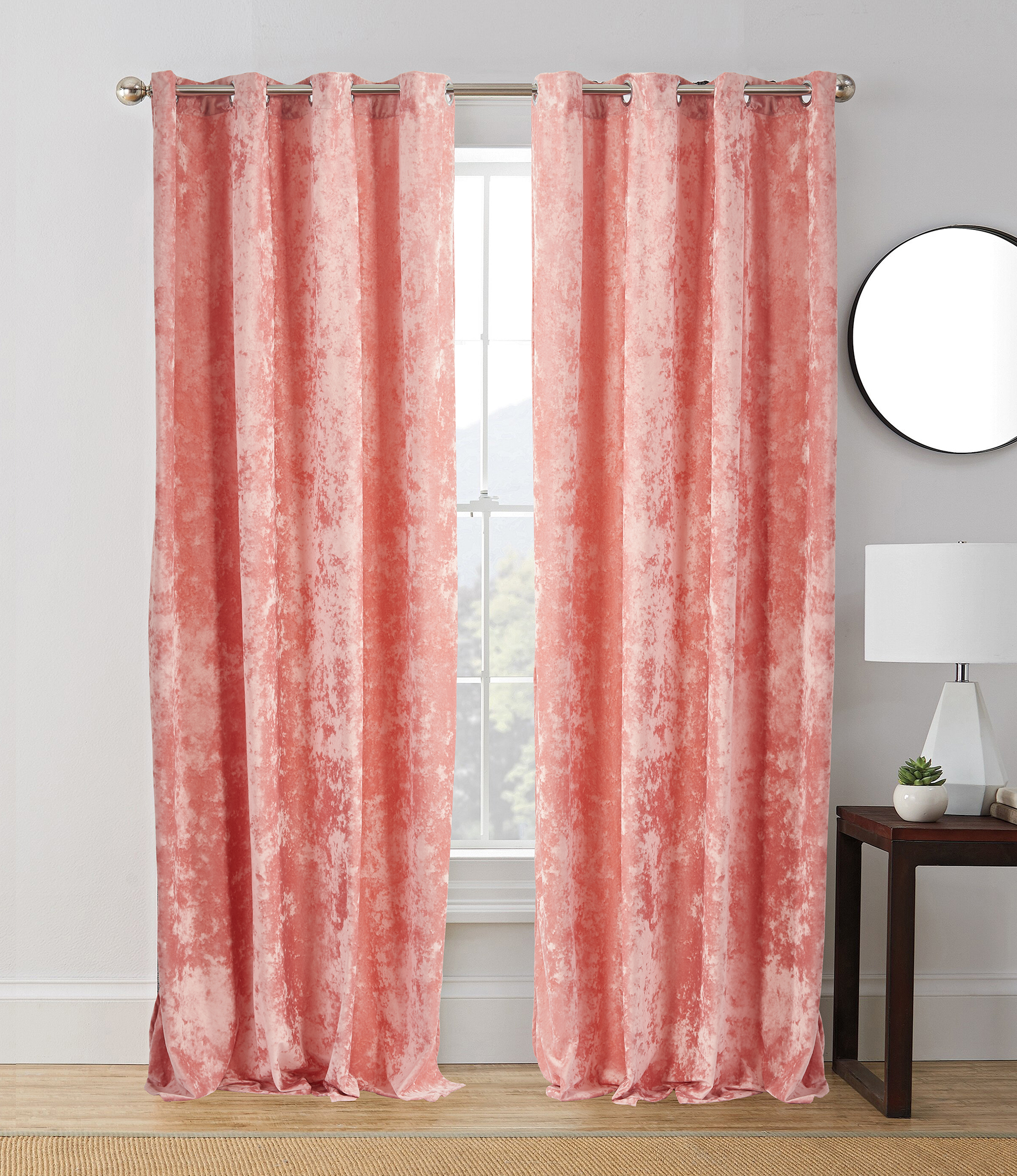 Velvet Luxury Curtains Fabric Blackout Curtain Solid Color Black Out Curtain Blackout For Living Room