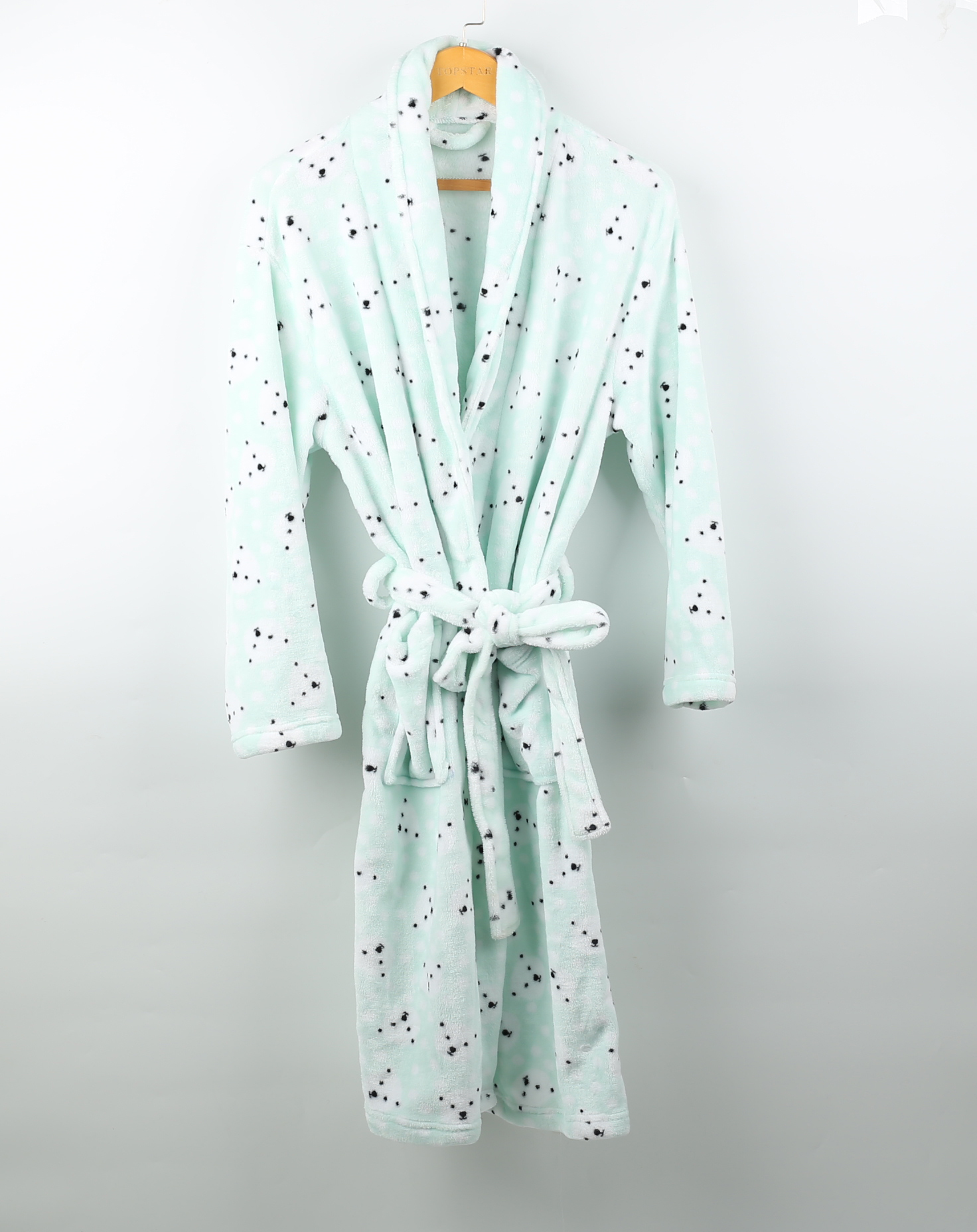  Print Factory Outlet Wholesale Flannel Night Wear Women Sleepwear Hotel White Bathrobe