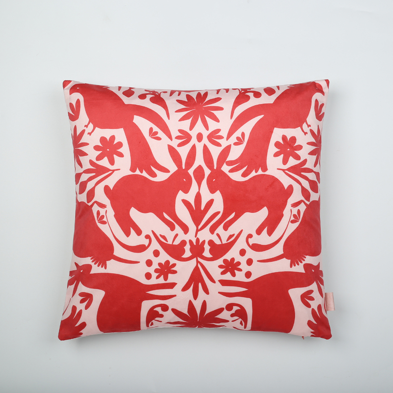 Velvet Print Square Cushion Cover Decorative Pillow Living Room Bedroom Pillow Cover 45x45cm Pillow Cases