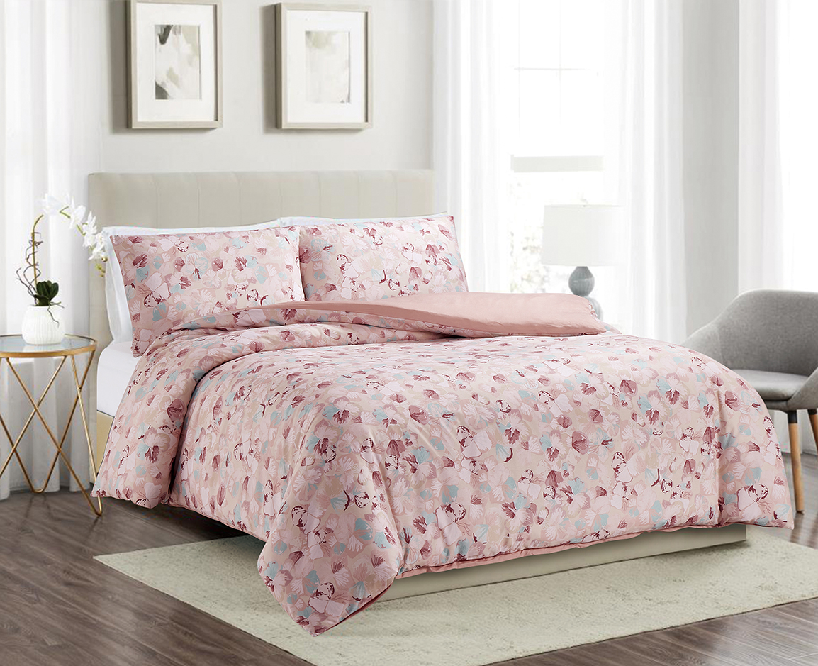 Factory direct 100%polyester Printing Comforter Bedding Sets Family Set Bed Duvet Cover 