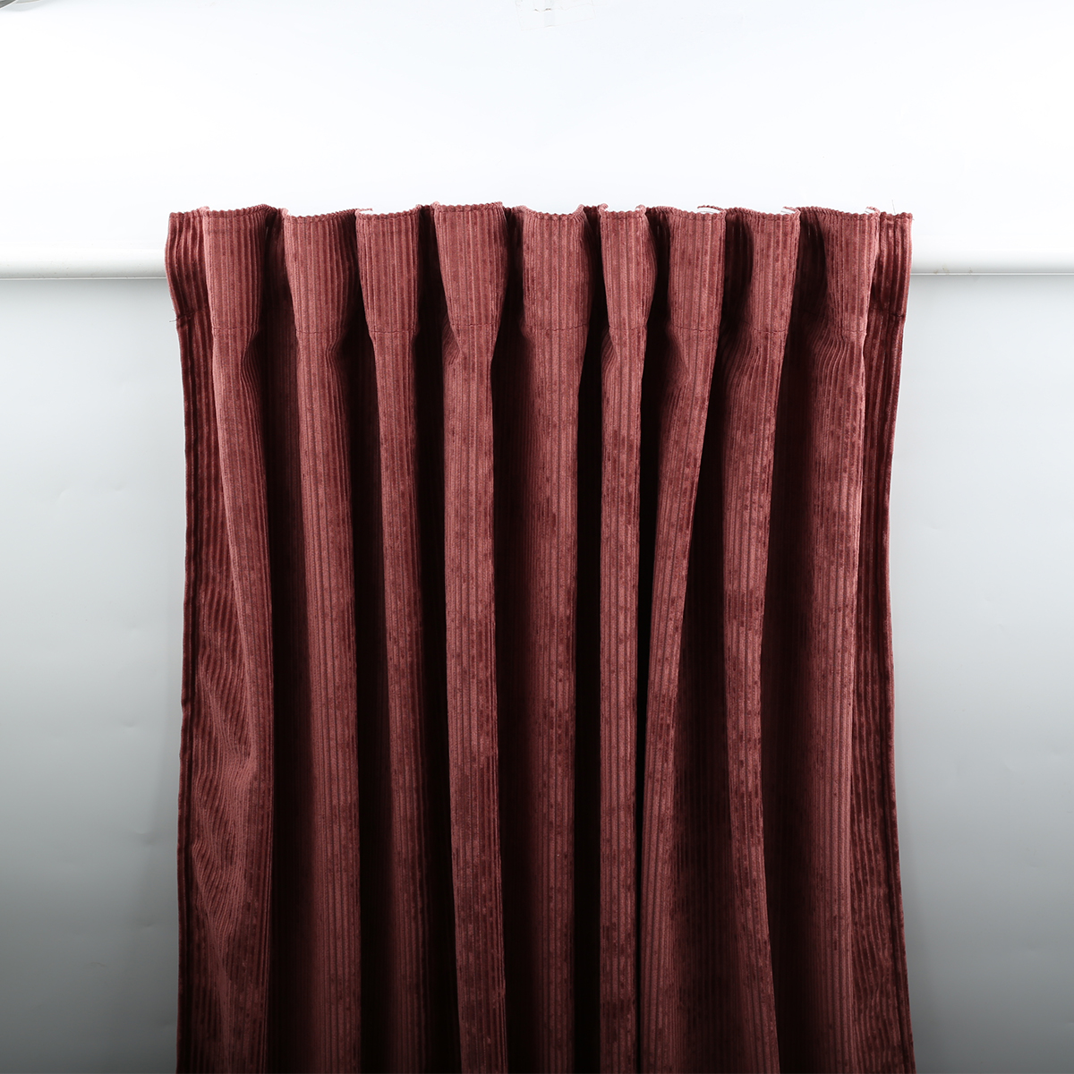 High Quality Custom Color Curtains High-end Luxury Corduroy Curtains with Multicolor Choose