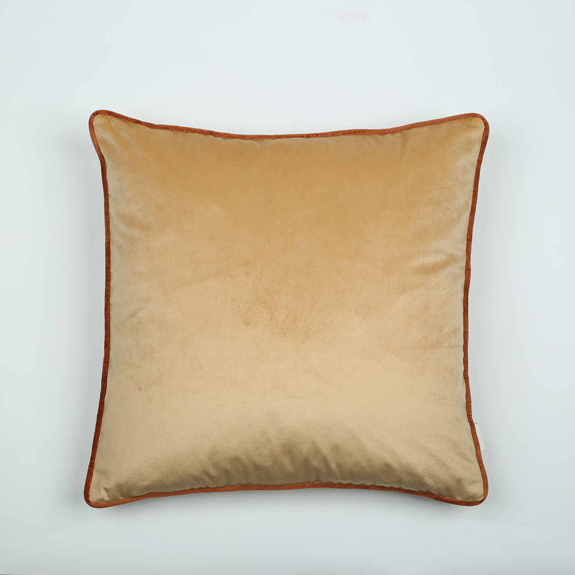 Luxury Home Decorative Crushed Velvet Pillows Cushion Cover With Piping