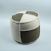 New Design Style Home Poufs Split Joint Pouf with 720g Foam Filling
