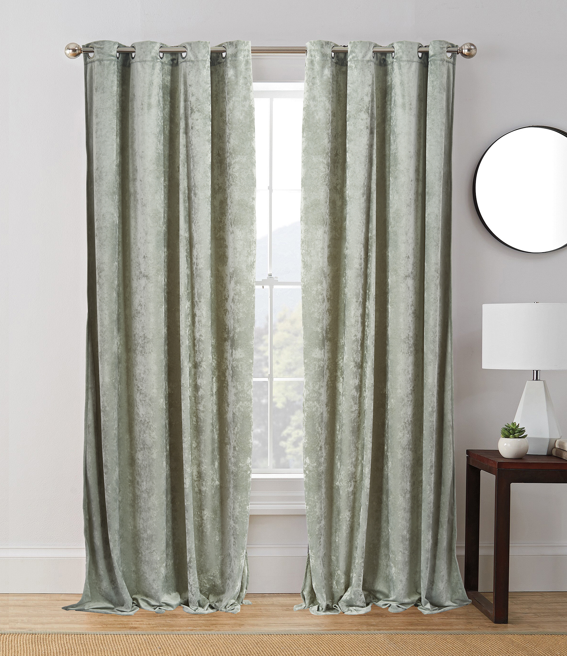 Velvet Luxury Curtains Fabric Blackout Curtain Solid Color Black Out Curtain Blackout For Living Room