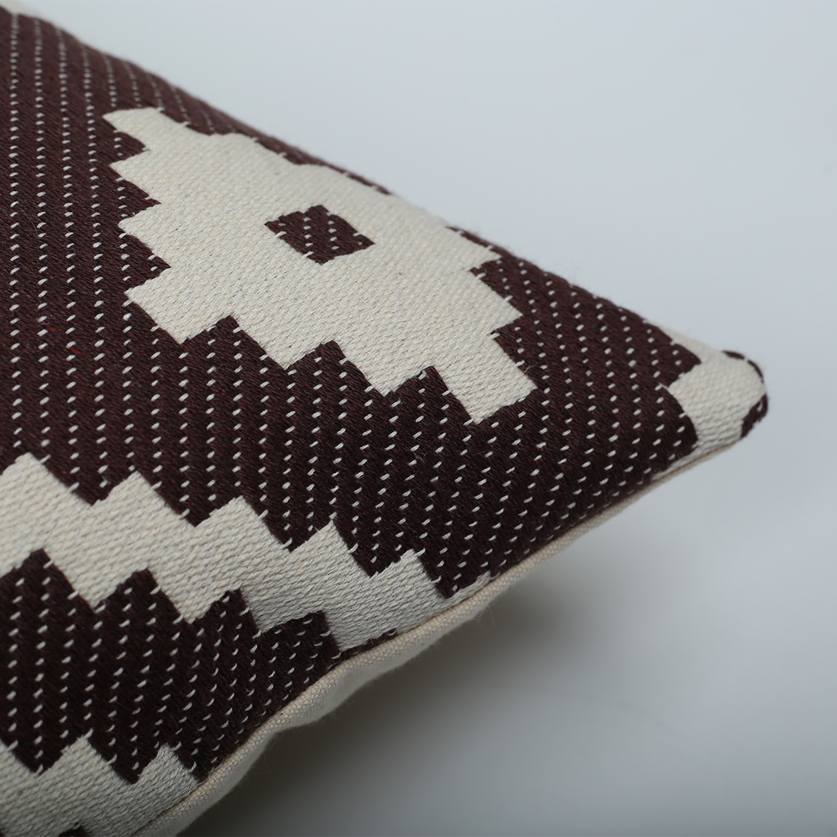 Geometric Jacquard Throw Pillow Case for Home Sofa Decor