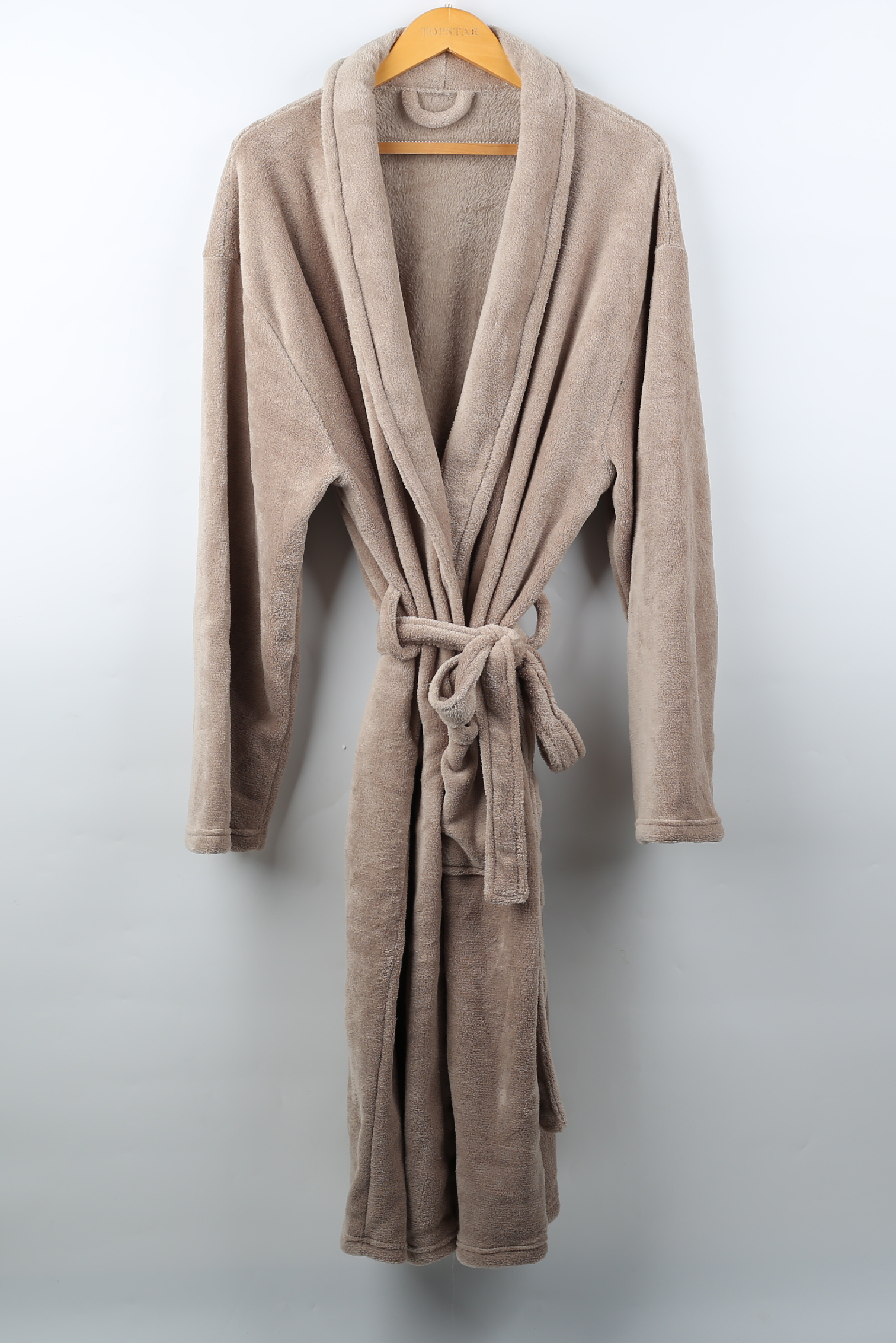 Wholesale Flannel Robe Home Custom Couple Solid Luxury Hotel Bathrobe