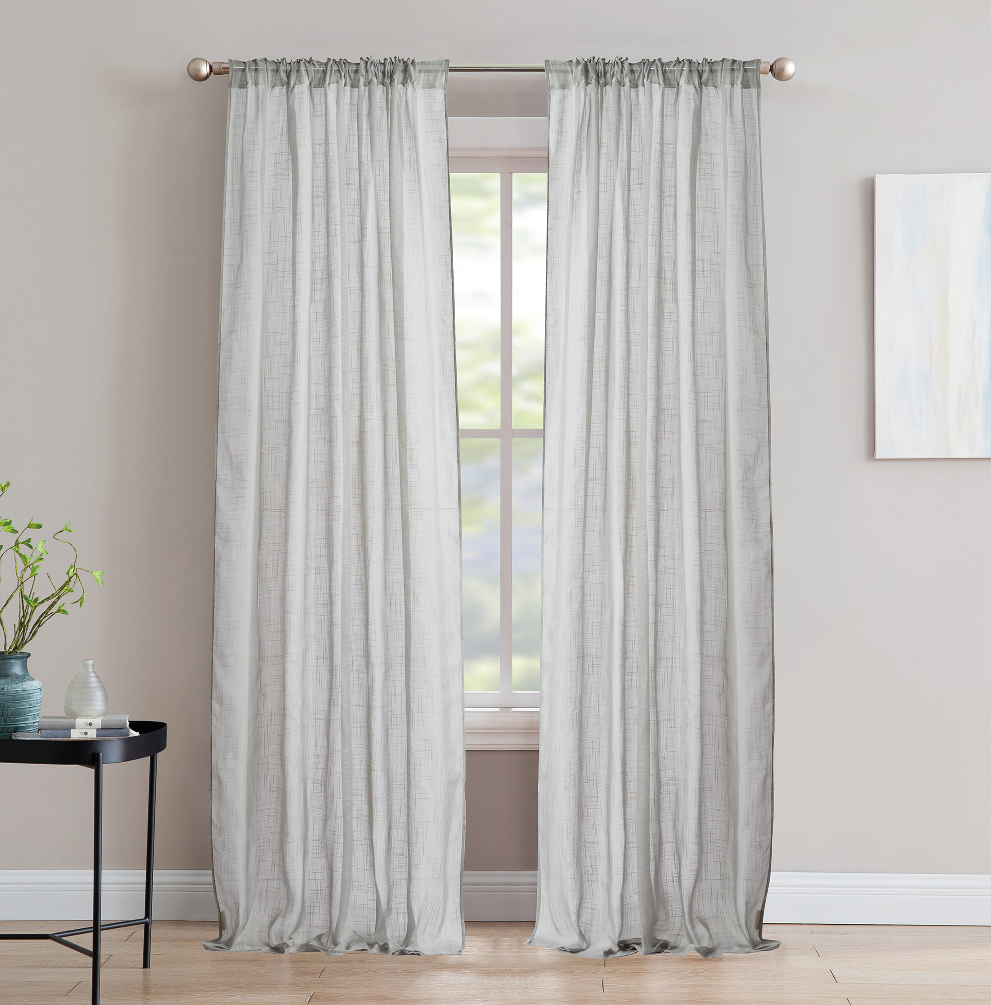 Wholesale Sun Shade Home Living Room Window Curtain with Functional Tape