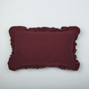 Wholesale Home Decorative Custom Sofa Cushion Case Pillow Cover With Ruffle Edge