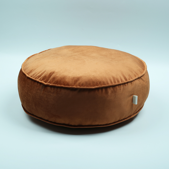 Solid Round Seat Cushion Velvet Pillow Seat Chair Pad Floor Cushion for Living Room Window Seat Cushions