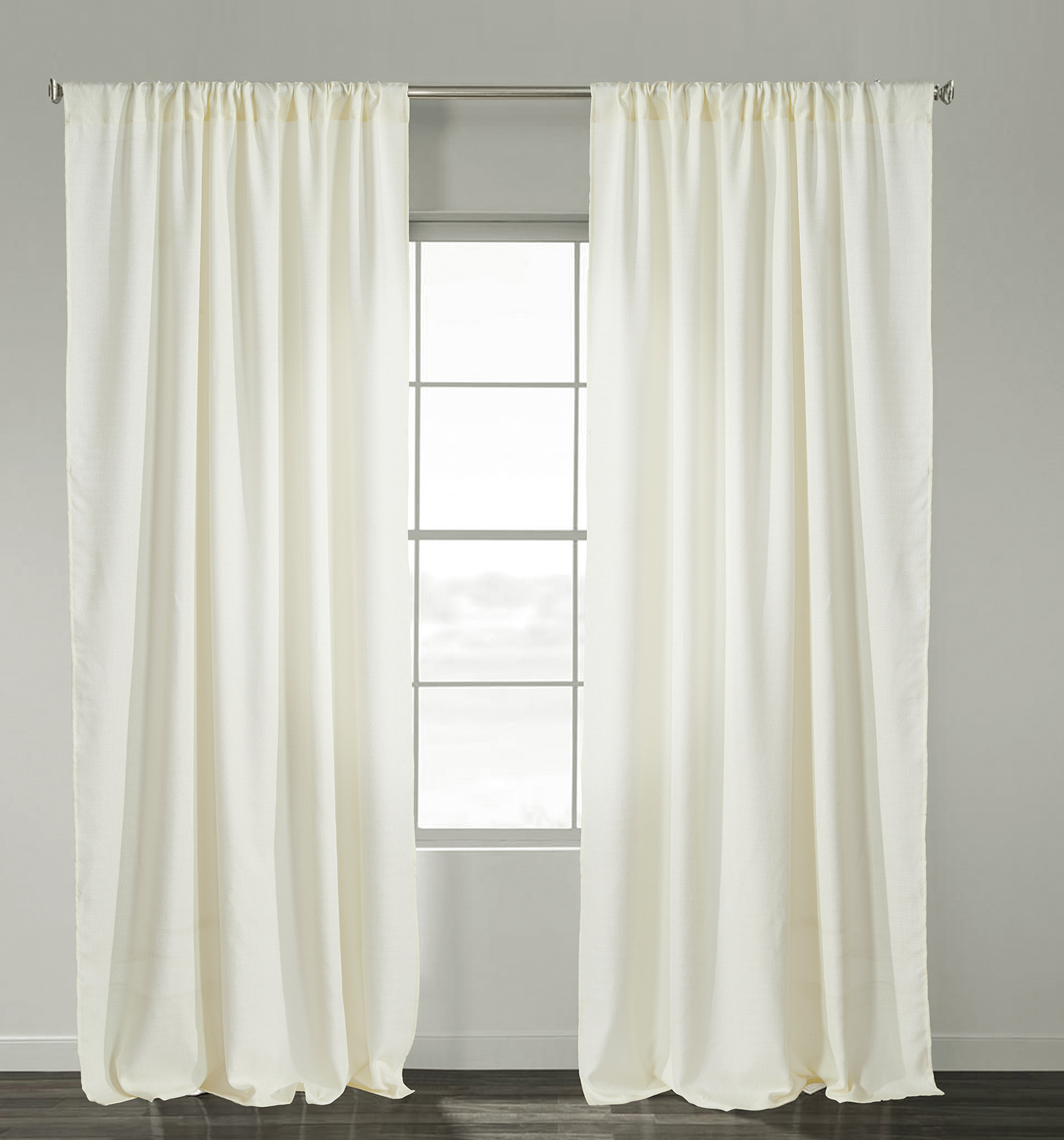 Linen Fabric Curtains with Loop
