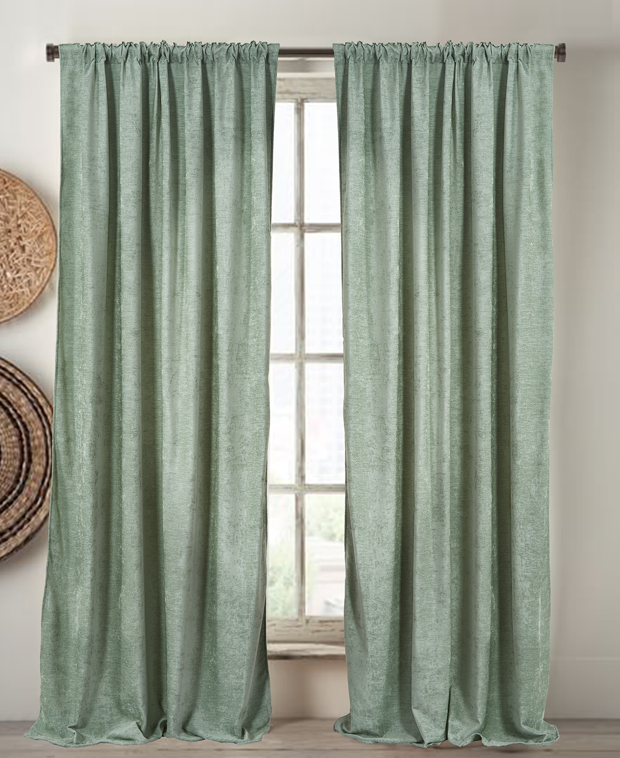 Luxury Chenille Curtains For Living Room Soft Blackout Curtain for Bedroom Home Decor Curtain for Kitchen Customized