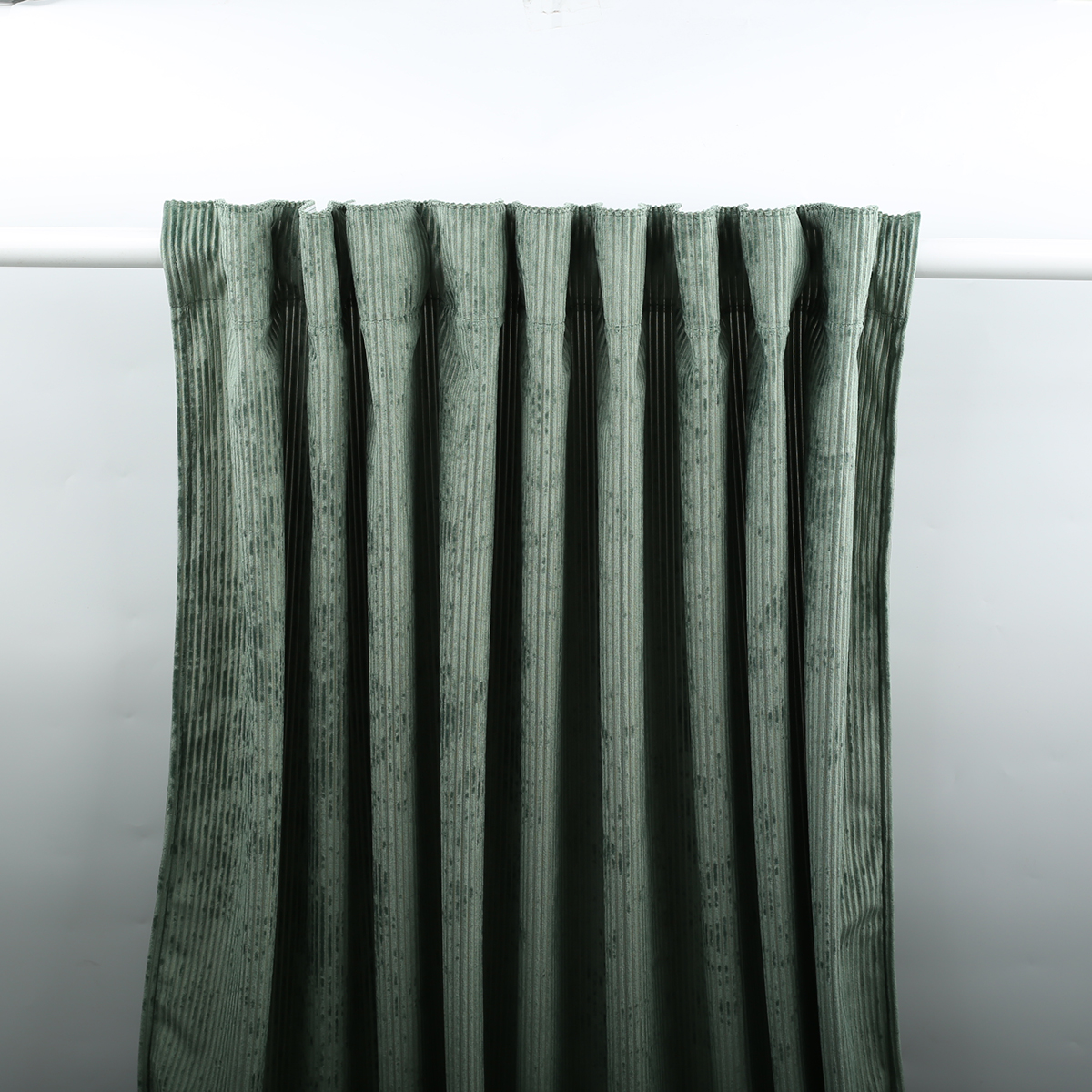 High Quality Custom Color Curtains High-end Luxury Corduroy Curtains with Multicolor Choose