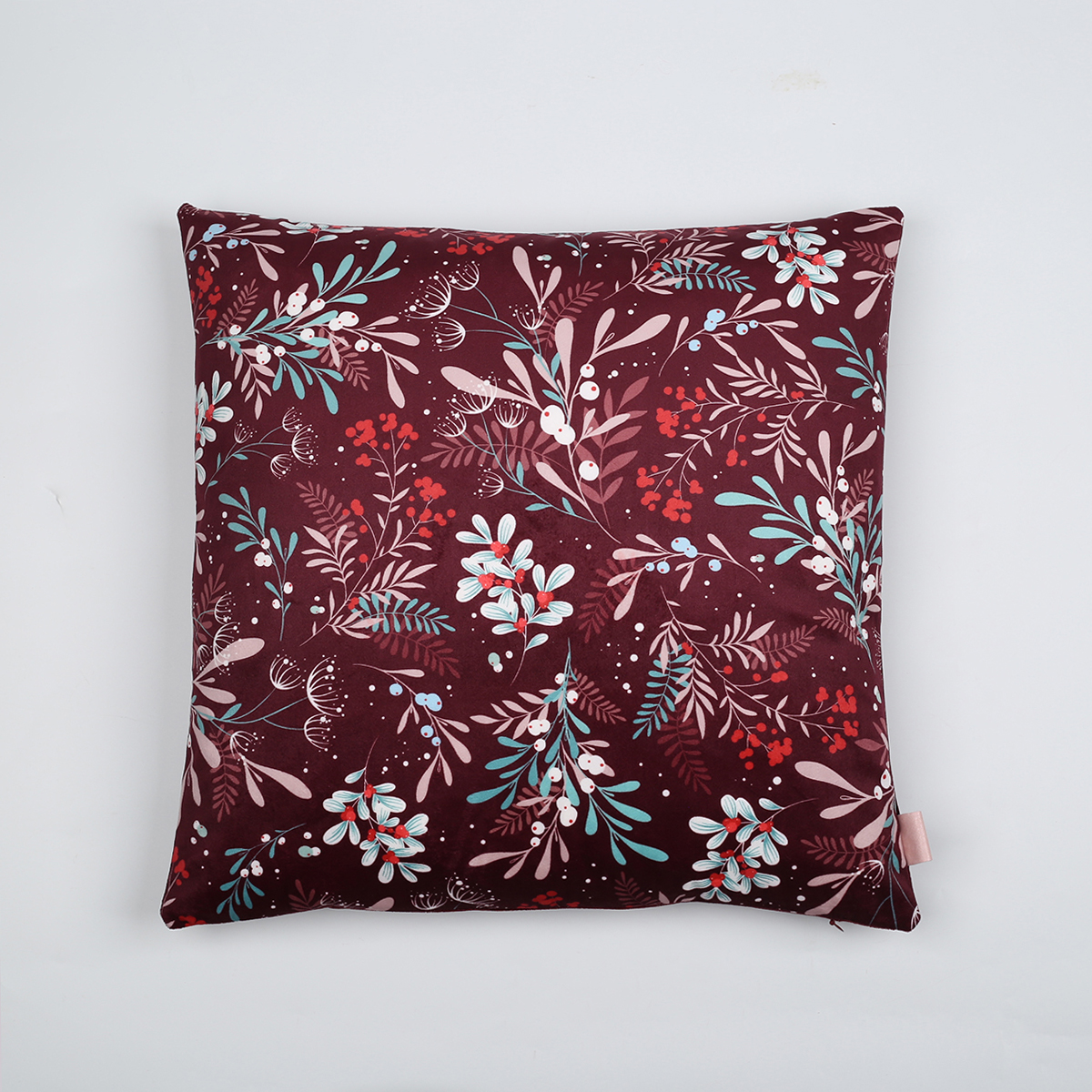 Custom Printed Cushion Cover Velvet Flower Pillow Cover Cushions for Living Room