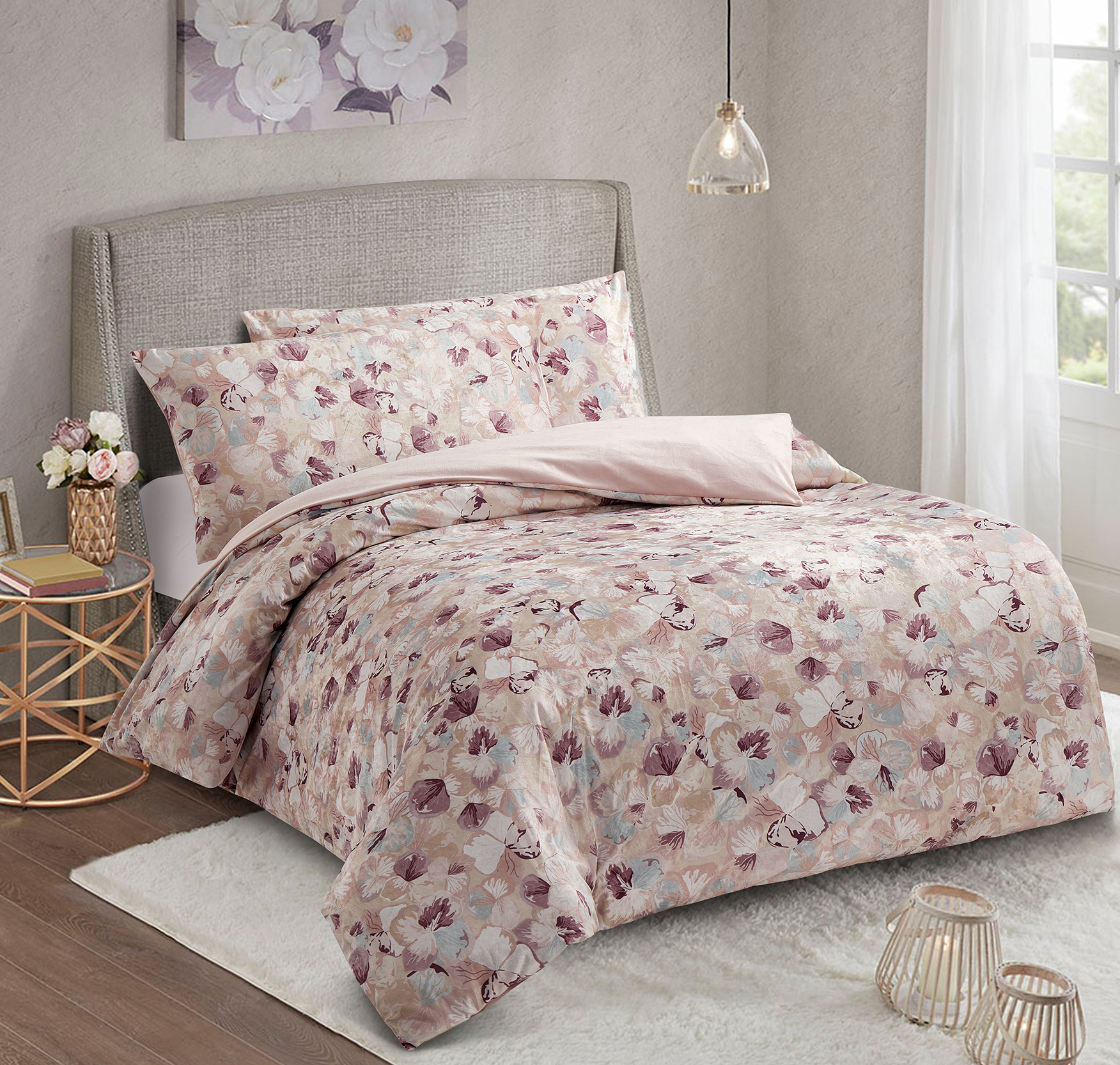 Wholesale Microfiber Queen Size Home Textile Comforter Printed Bedding Set Duvet Cover