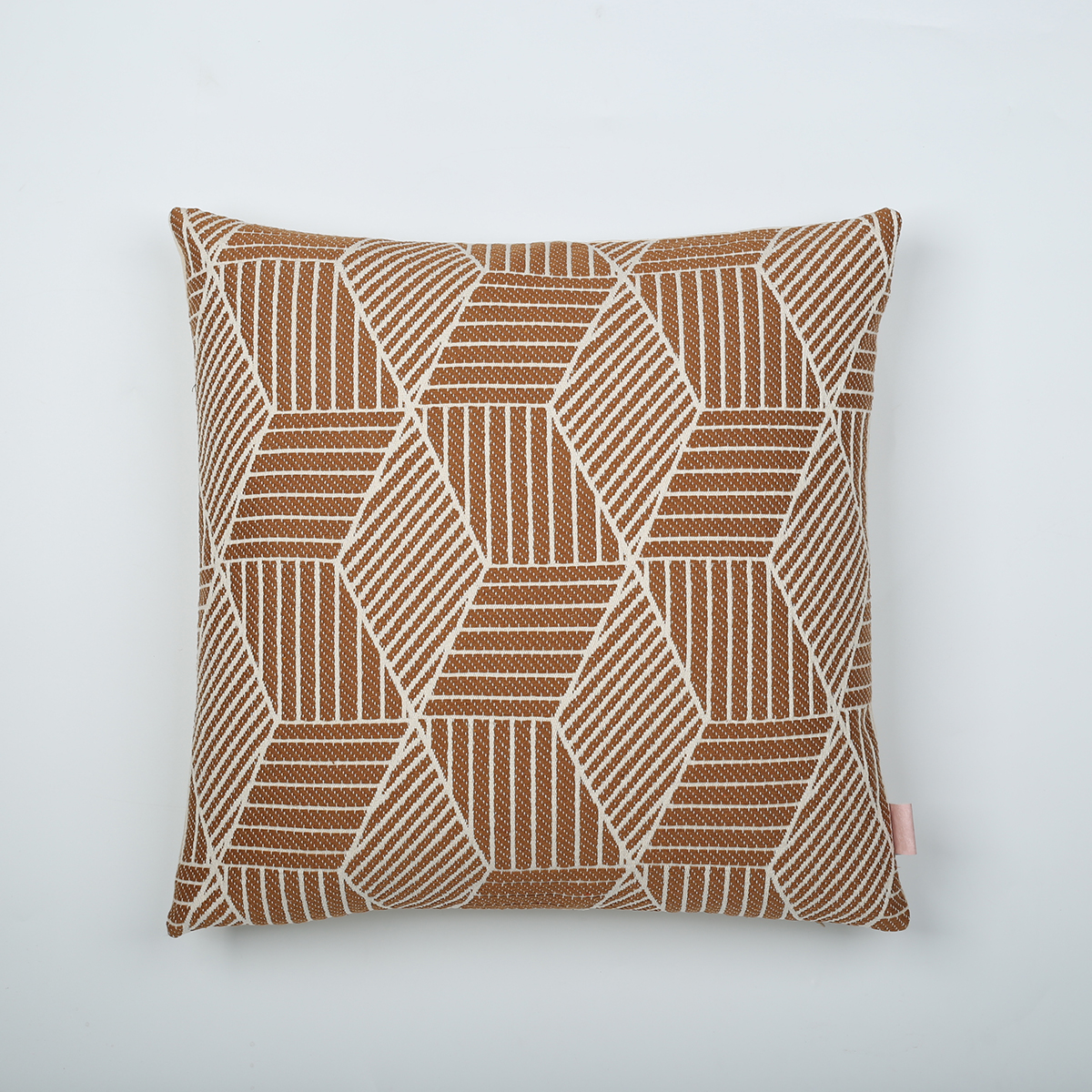 Geometric Jacquard Throw Pillow Case for Home Sofa Decor