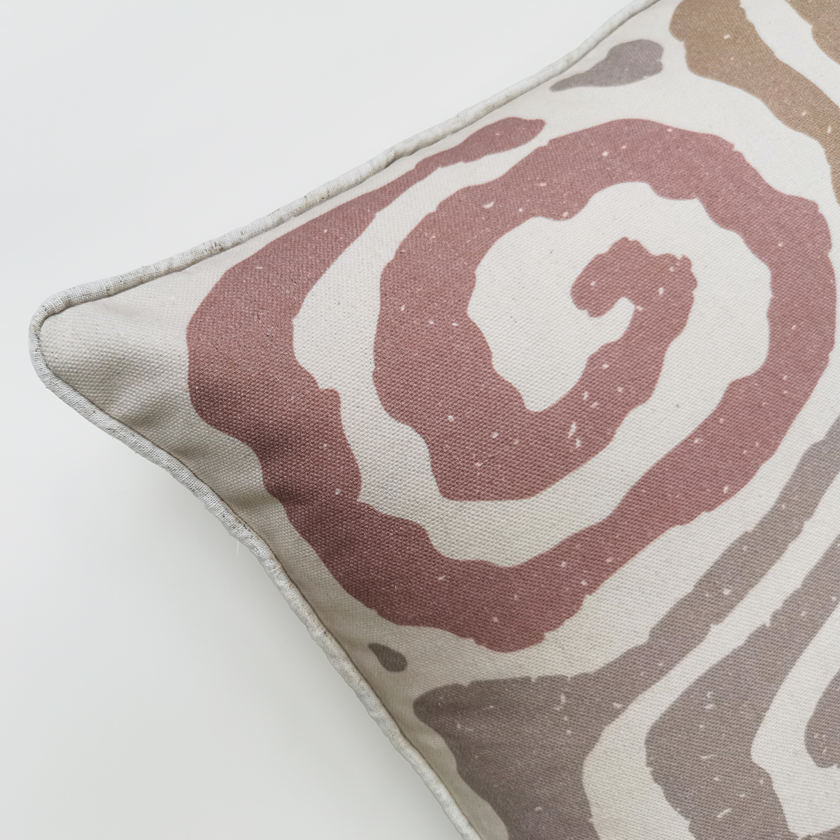 polycotton canvas cushion with print