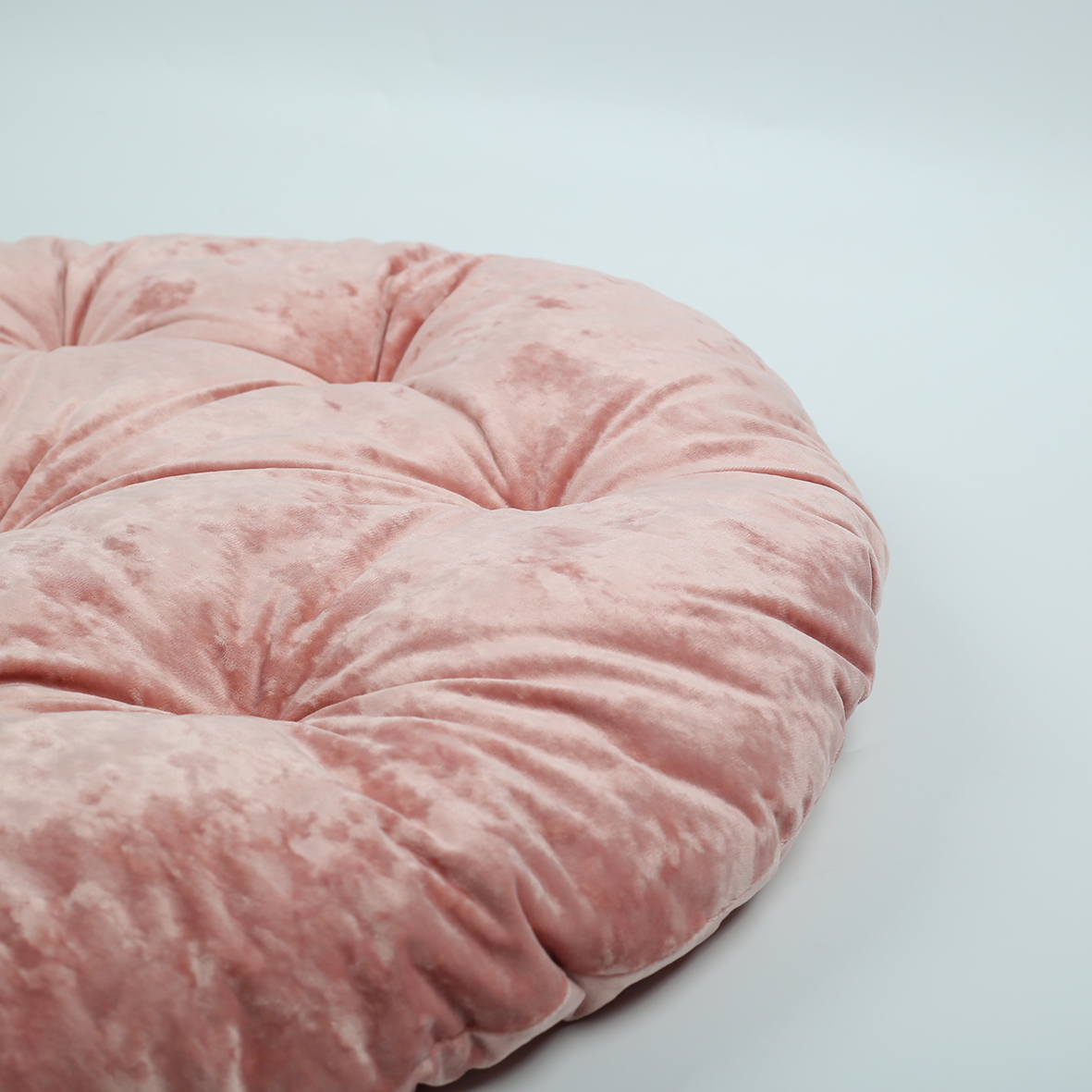 New Design Velvet Cushion Multi-functional Soft Chair Pad for Guesthouse Hotel Cafe Round Pillow