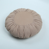 Solid Wrinkle Round Cushion Round Pillow Decoration Cushion Home Decorative