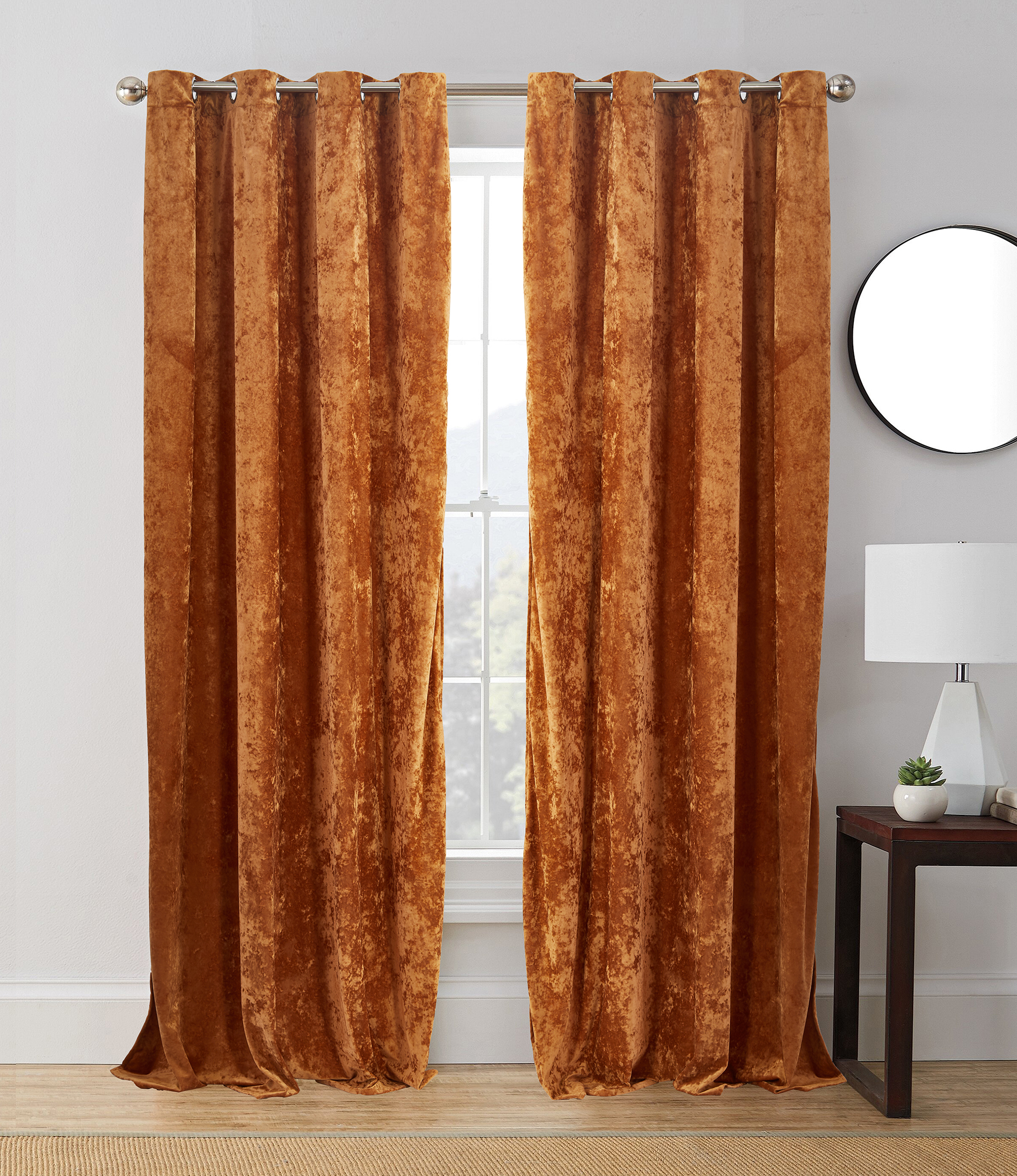 Velvet Luxury Curtains Fabric Blackout Curtain Solid Color Black Out Curtain Blackout For Living Room