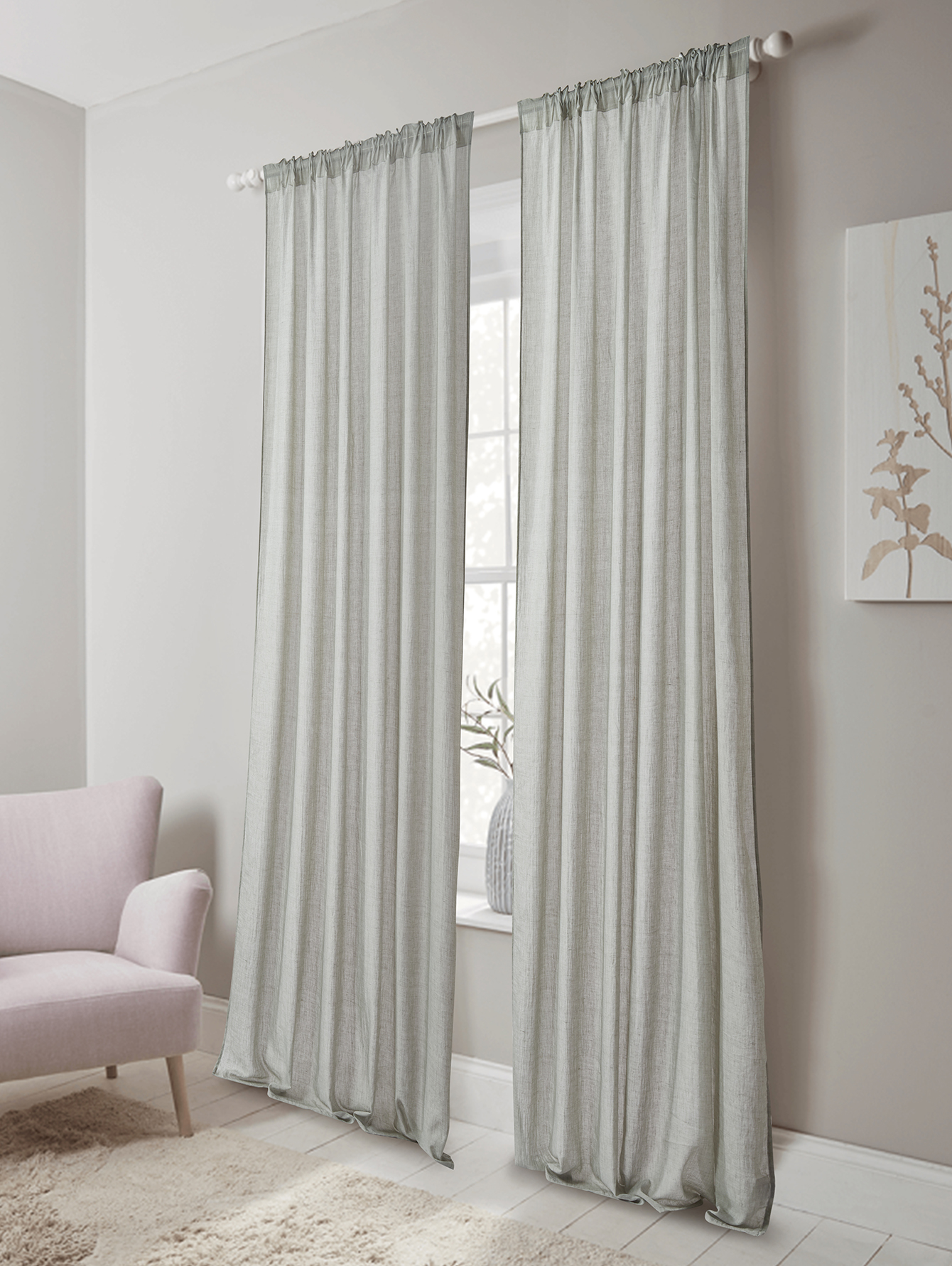 Nice Quality Custom Design Yarn Window Home Luxury Curtains