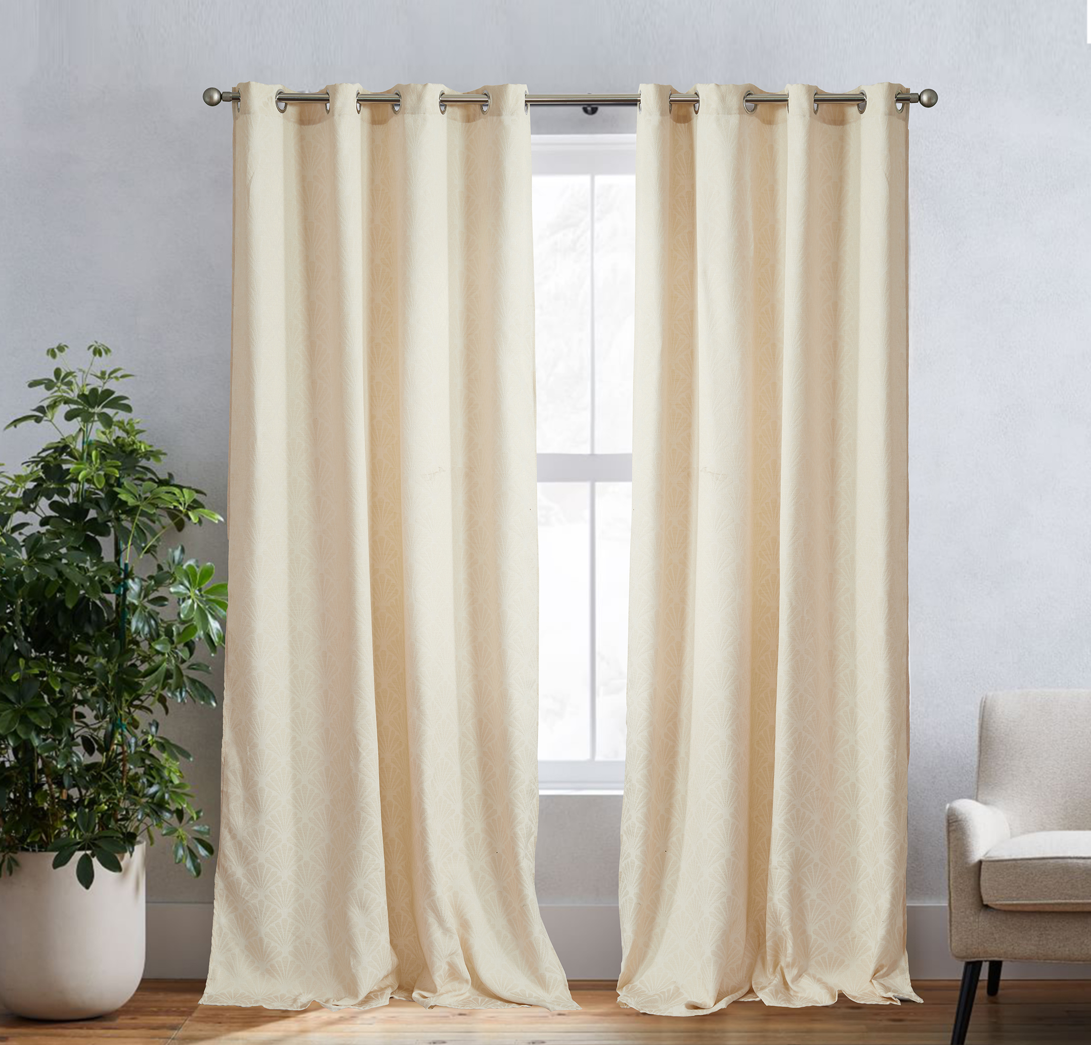 Good Quality Factory Directly Sale Elegant Jacquard Fabric Blackout Curtains