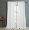 Factory Supply Soft And Yarns White Tulle Window Curtain Fabric with Functional Tape